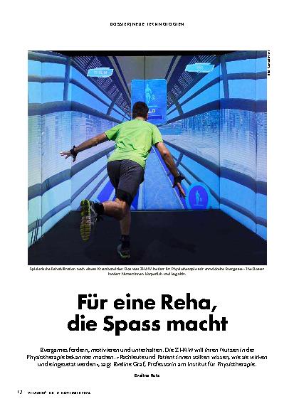 Vorschauseite 2: Für eine Reha, die Spaß macht