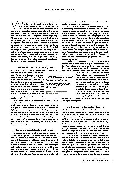Vorschauseite 3: Für eine Reha, die Spaß macht