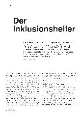 Vorschauseite 1: Der Inklusionshelfer
