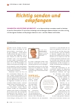 Vorschauseite 1: Richtig senden und empfangen