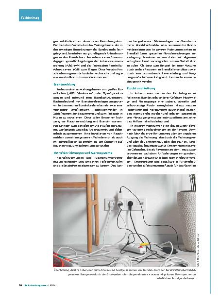 Vorschauseite 3: Betriebliche Organisation Brandschutz im Homeoffice
