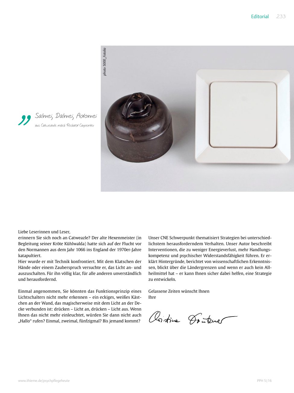 Vorschauseite 1: Editorial
