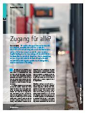 Vorschauseite 1: Zugang für alle?