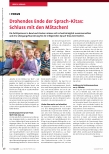 Vorschauseite 1: Drohendes Ende der Sprach-Kitas: Schluss mit den Mätzchen!