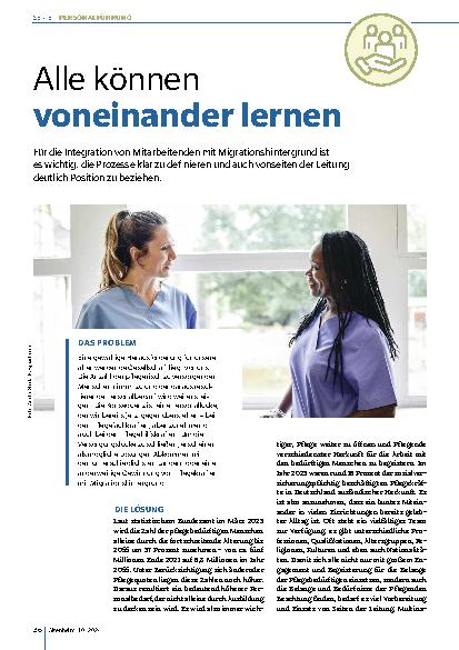 Vorschauseite 1: Alle können voneinander lernen.