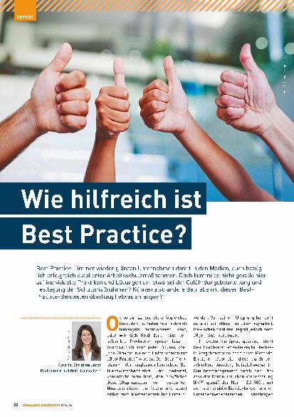 Vorschauseite 1: Wie hilfreich ist Best Practice?