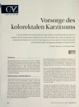 Vorschauseite 1: Vorsorge des kolorektalen Karzinoms