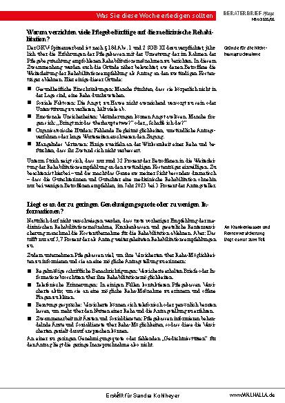 Vorschauseite 5: beraterbrief Pflege Heft 5-2025