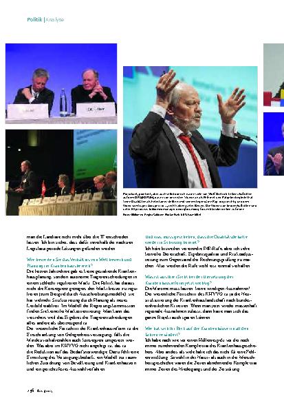 Vorschauseite 3: Abschiedsinterview Wulf-Dietrich Leber Nächstes Ziel: Bürgerversicherung