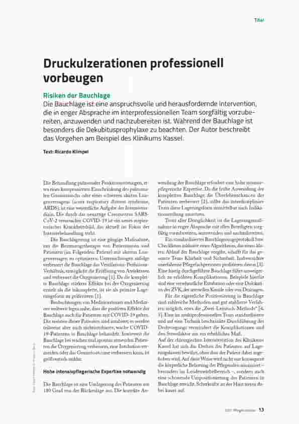 Vorschauseite 2: Druckulzera professionell vorbeugen