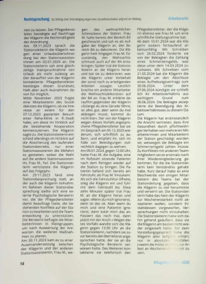 Vorschauseite 3: Zur Zahlung einer Entschädigung wegen eines Gesundheitsschadens auf grund von Mobbing