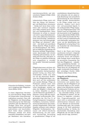 Vorschauseite 2: In/Visible Care: Was ist Pflege? Was sehen wir? Was nicht?