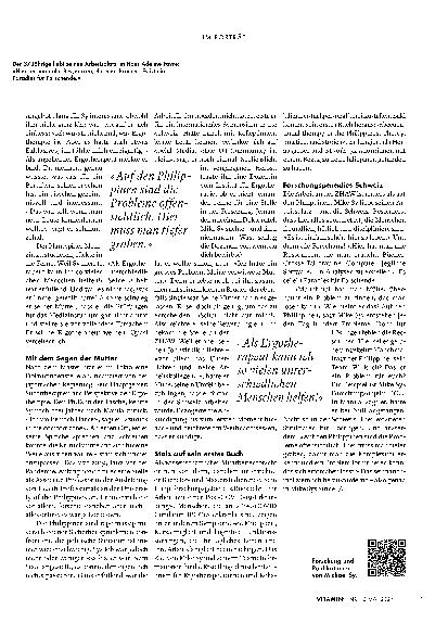Vorschauseite 2: "Ergotherapie klang wie etwas Exklusives."