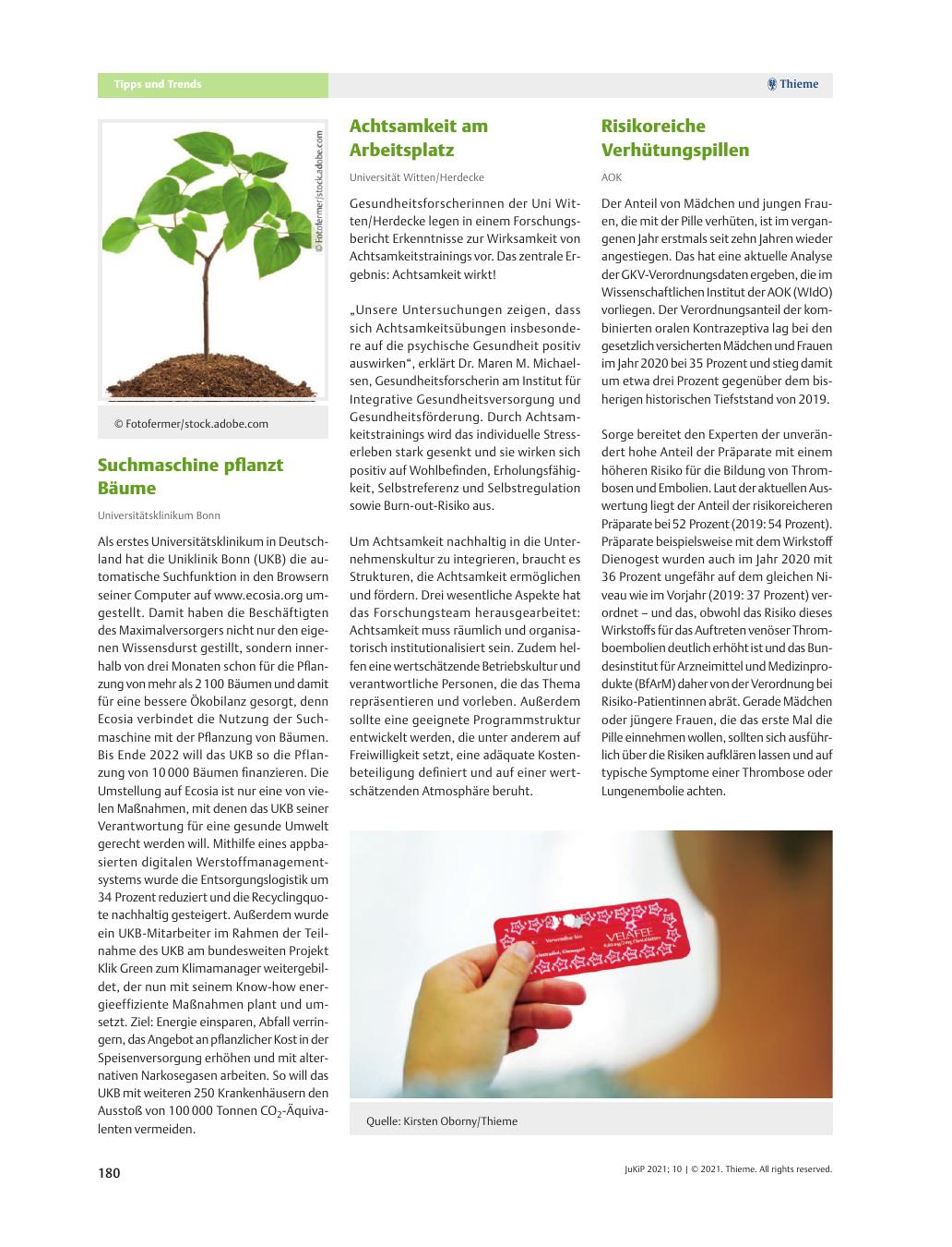 Vorschauseite 1: Tipps und Trends