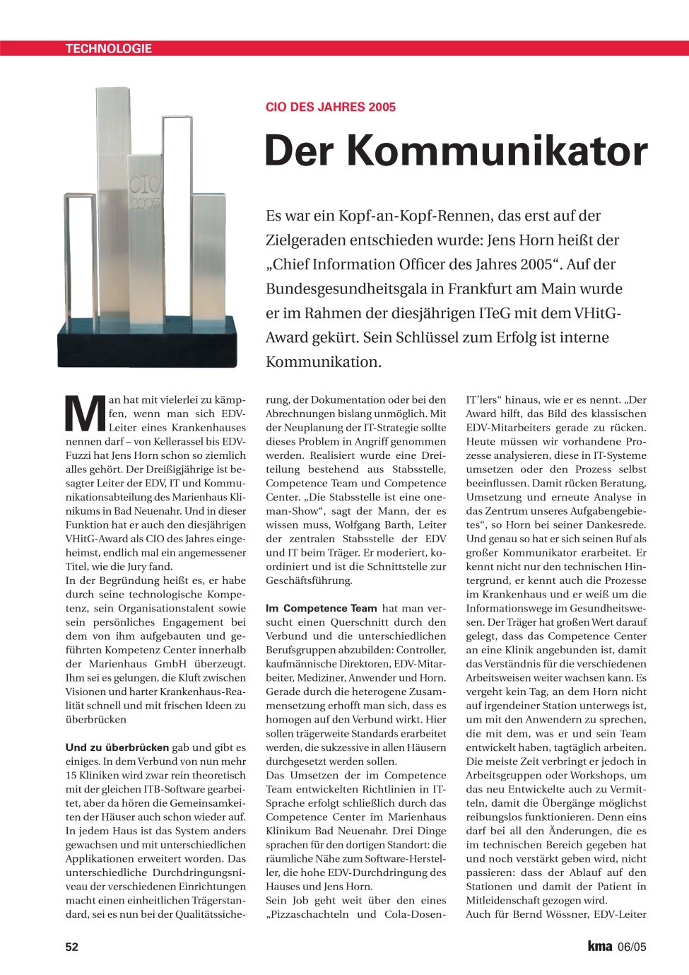 Vorschauseite 1: Der Kommunikator