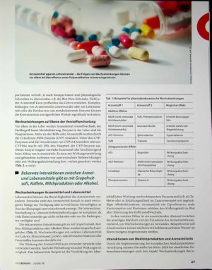 Vorschauseite 2: Wie Arzneimittel interagieren