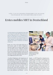 Vorschauseite 1: Erstes mobiles MRT in Deutschland