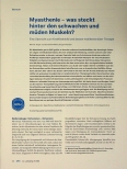 Vorschauseite 1: Myasthenie - was steckt hinter den schwachen und müden Muskeln?