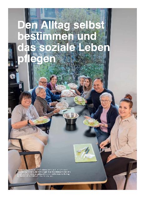 Vorschauseite 1: Den Alltag selbst bestimmt und das soziale Leben pflegen.