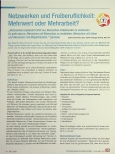 Vorschauseite 1: Netzwerken und Freiberuflichkeit: Mehrwert oder Mehrarbeit?