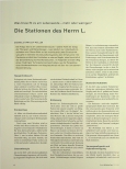 Vorschauseite 1: Was braucht es am Lebensende - mehr oder weniger? Die Stationen des Herrn L.