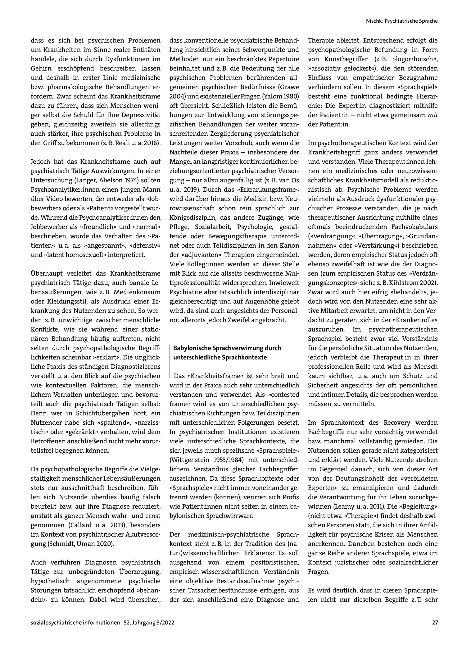 Vorschauseite 2: Psychiatrische Sprache: Wie psychiatrisch Tätige sich und andere bevorteilen