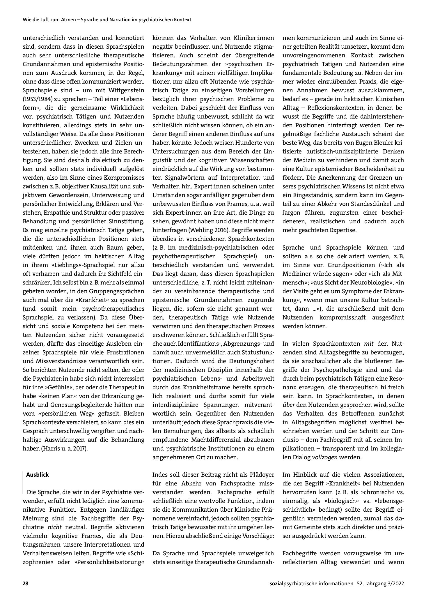 Vorschauseite 3: Psychiatrische Sprache: Wie psychiatrisch Tätige sich und andere bevorteilen