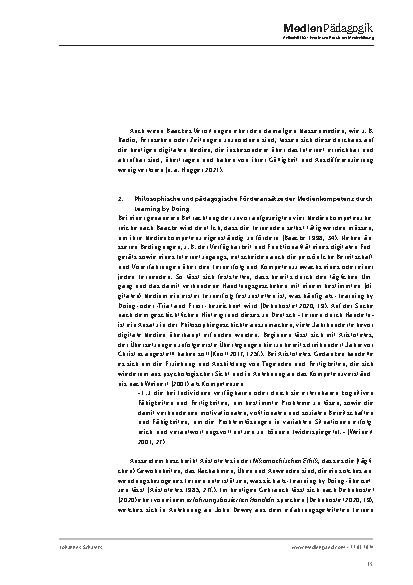 Vorschauseite 3: Medienkompetenz durch Learning by Doing ? Erste Untersuchungsergebnisse einer qualitativen Kompetenzanalyse am Beispiel leitfadengestützter Interviews