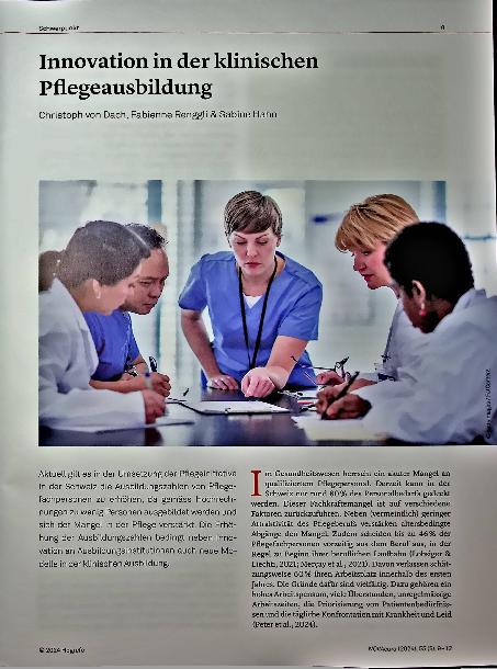 Vorschauseite 1: Innovation in der klinischen Pflegeausbildung