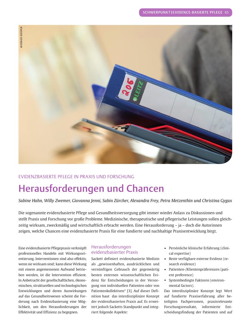 Vorschauseite 1: Herausforderungen und Chancen