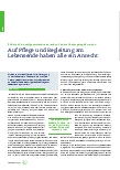 Vorschauseite 1: Auf Pflege und Begleitung am Lebensende haben alle ein Anrecht.