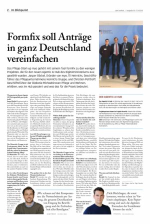 Vorschauseite 1: Formfix soll Anträge in ganz Deutschland vereinfachen