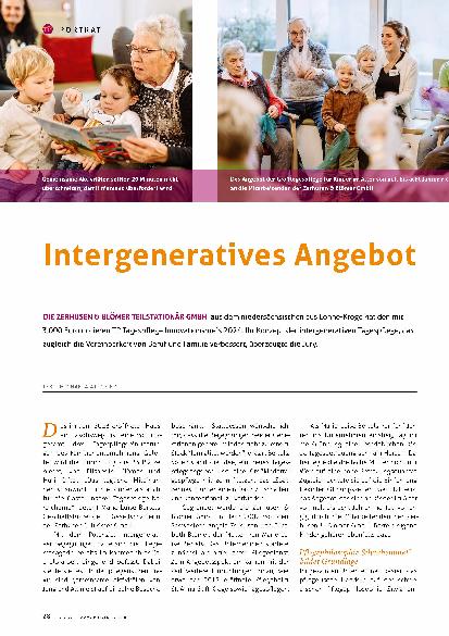 Vorschauseite 1: Intergenerationales Angebot