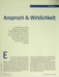Vorschauseite 2: Zerrieben zwischen Anspruch & Wirklichkeit