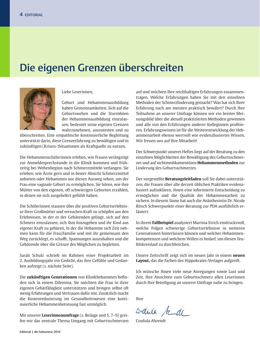 Vorschauseite 1: Die eigenen Grenzen überschreiten