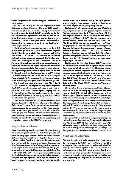 Vorschauseite 3: Mindestvorgaben zum Personal PPP-RL mit Gesetz vereinbar