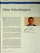 Vorschauseite 1: Ohne Scheuklappen