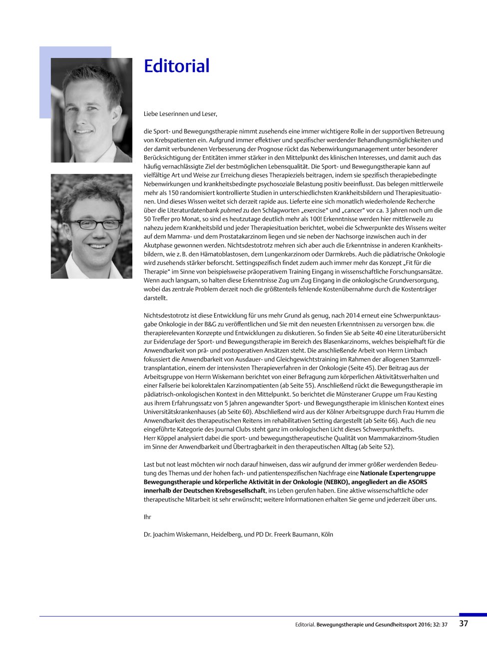 Vorschauseite 1: Editorial