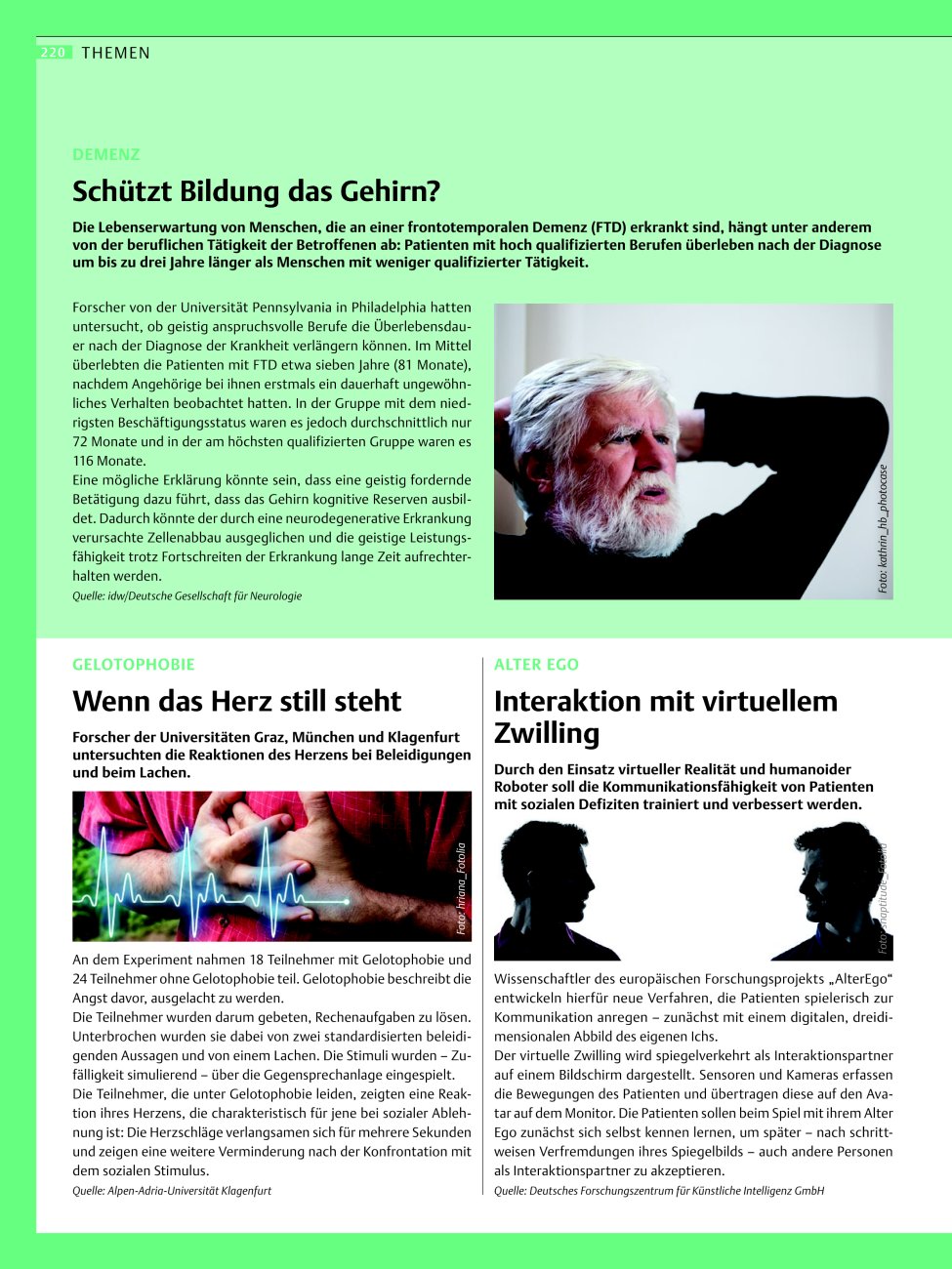 Vorschauseite 1: Themen
