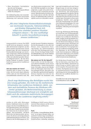 Vorschauseite 3: Wie man Menschen für den Neubau eines Gesamtklinikums gewinnt Hinter den Kulissen der Unternehmenskommunikation des Heidekreis-Klinikums
