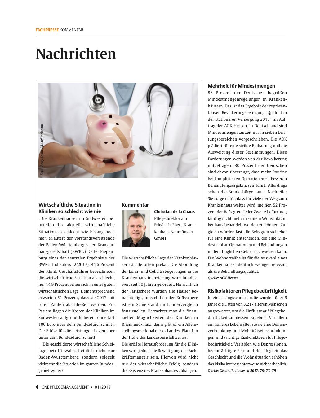 Vorschauseite 1: Nachrichten
