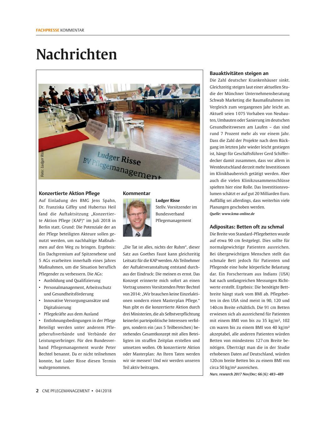 Vorschauseite 1: Nachrichten
