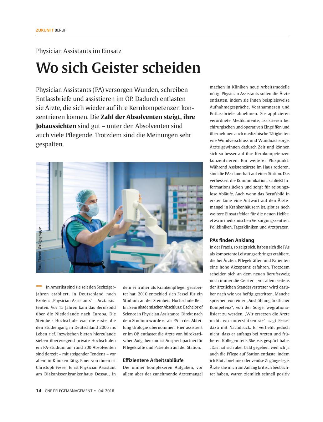 Vorschauseite 1: Wo sich Geister scheiden