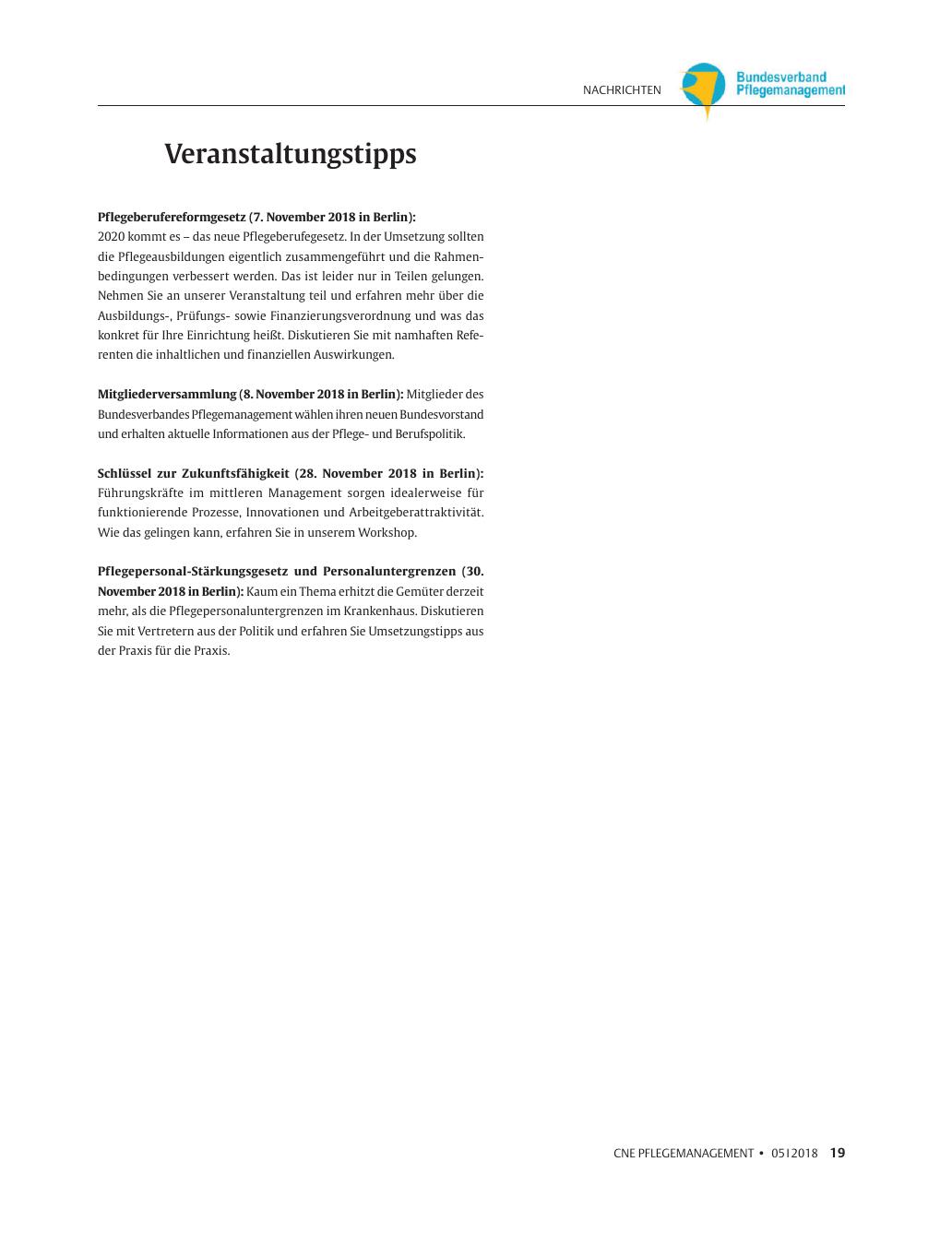 Vorschauseite 1: Veranstaltungstipps