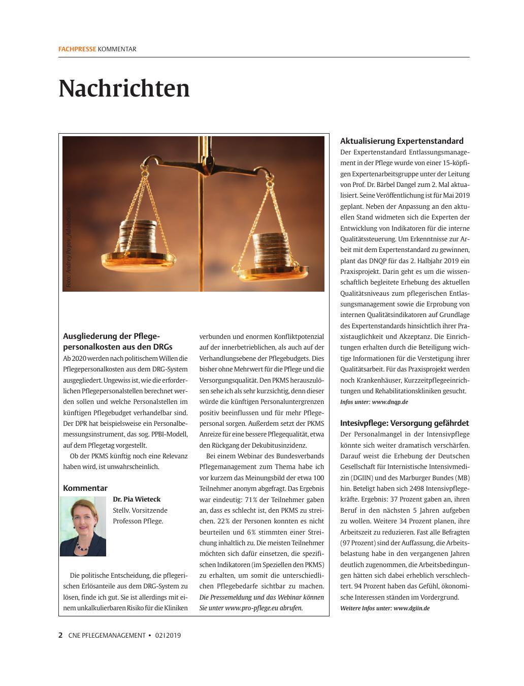 Vorschauseite 1: Nachrichten