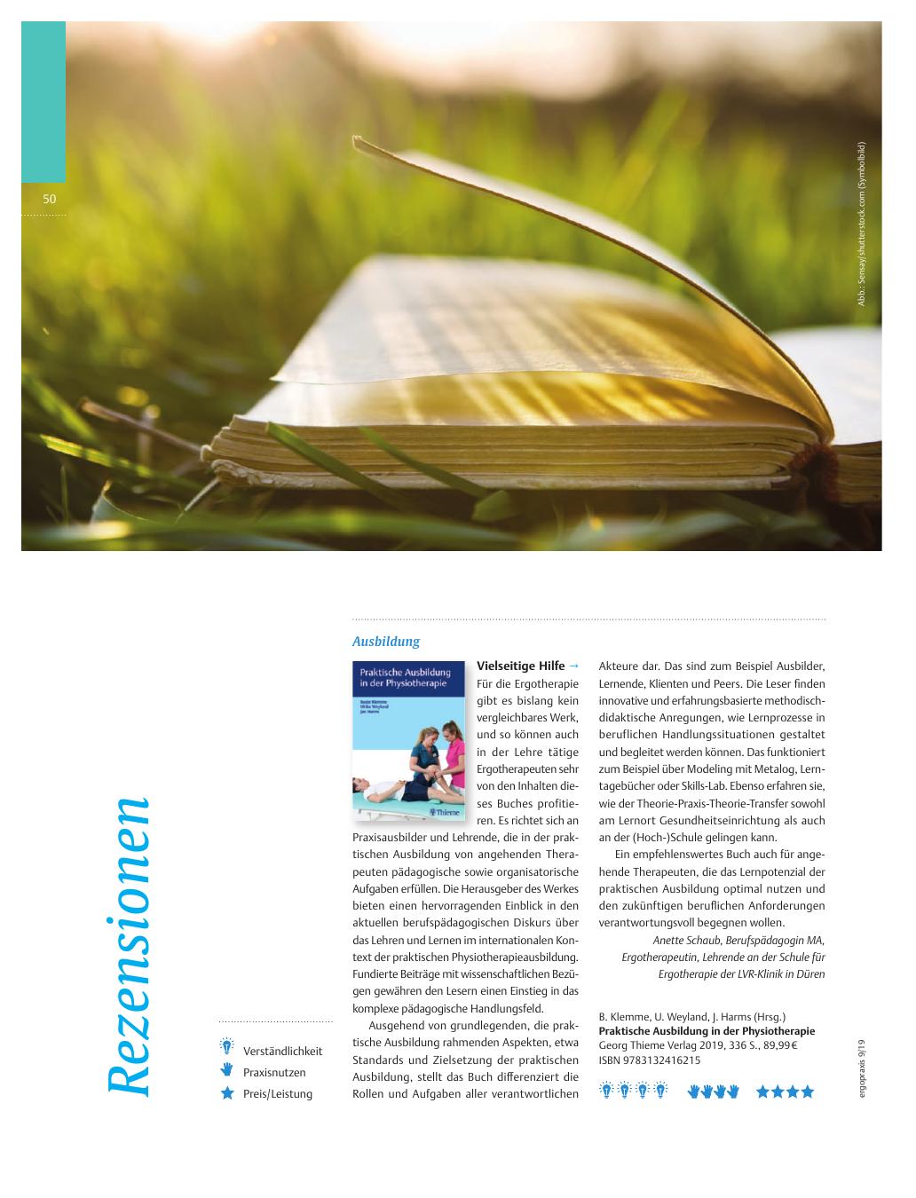 Vorschauseite 1: Ausbildung – Vielseitige Hilfe