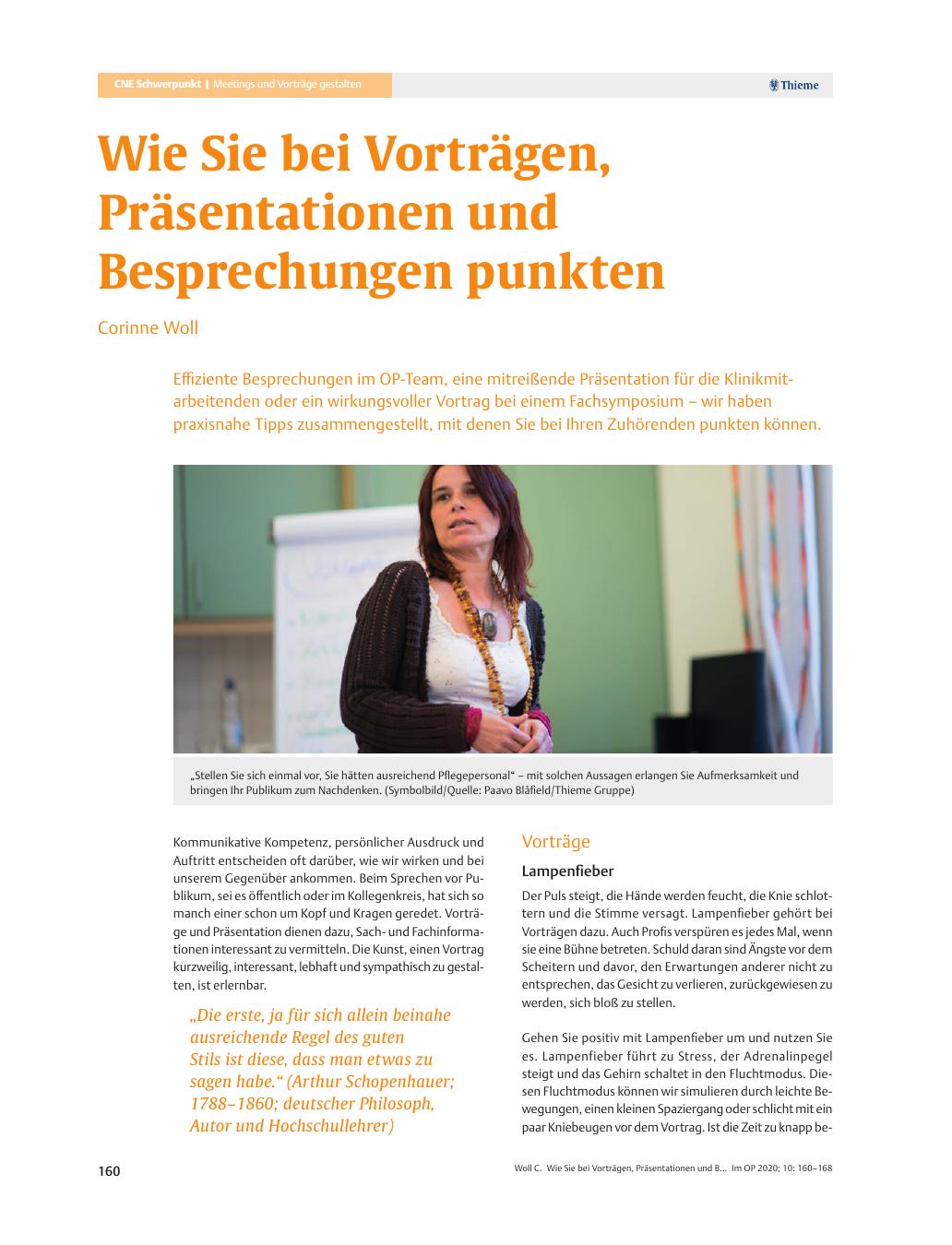 Vorschauseite 1: Wie Sie bei Vorträgen, Präsentationen und Besprechungen punkten