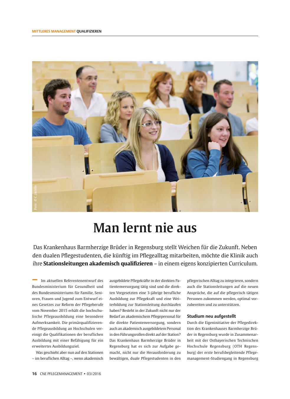 Vorschauseite 1: Man lernt nie aus