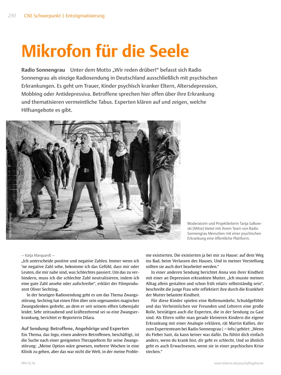 Vorschauseite 1: Mikrofon für die Seele