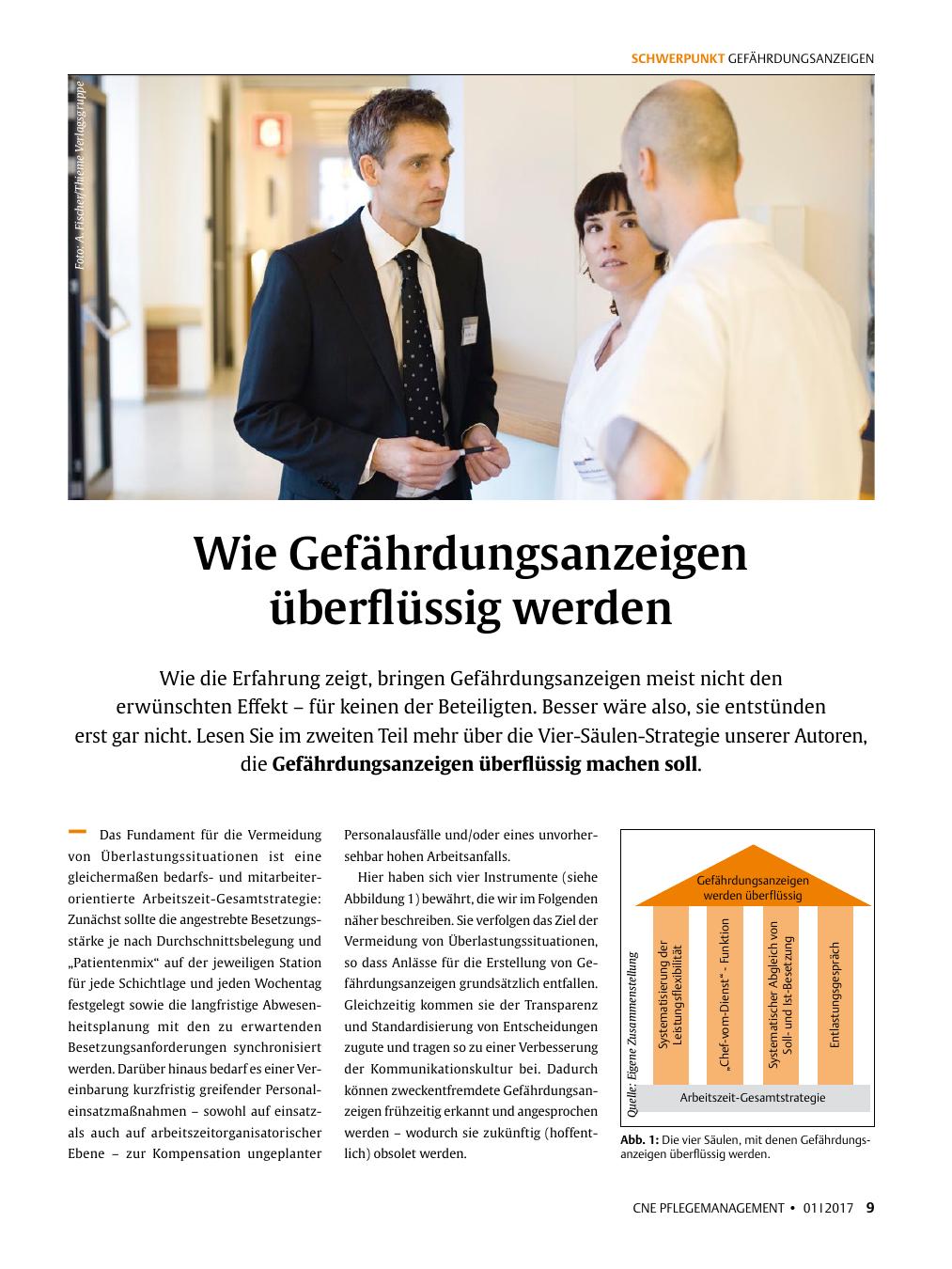 Vorschauseite 1: Wie Gefährdungsanzeigen überflüssig werden